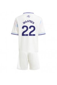 Fotbalové Dres Aston Villa Ian Maatsen #22 Dětské Třetí Oblečení 2025-26 Krátký Rukáv (+ trenýrky)